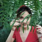 Maconha mulher calma