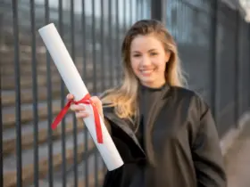 Diploma superior mulher