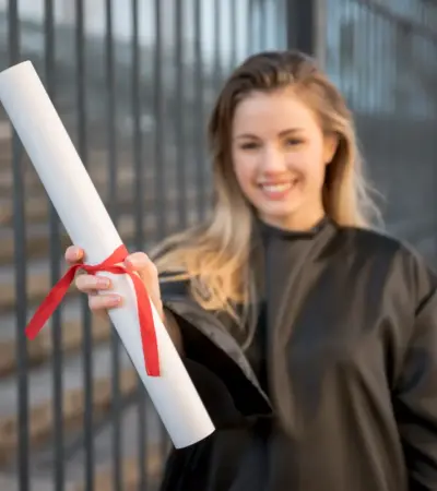 Diploma superior mulher