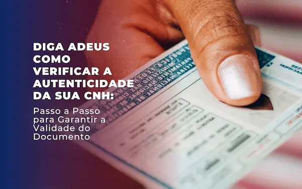 Como Verificar a Autenticidade da Sua CNH: Passo a Passo para Garantir a Validade do Documento 3 Post instagram renovacao online habilitacao motorista azul e amarelo